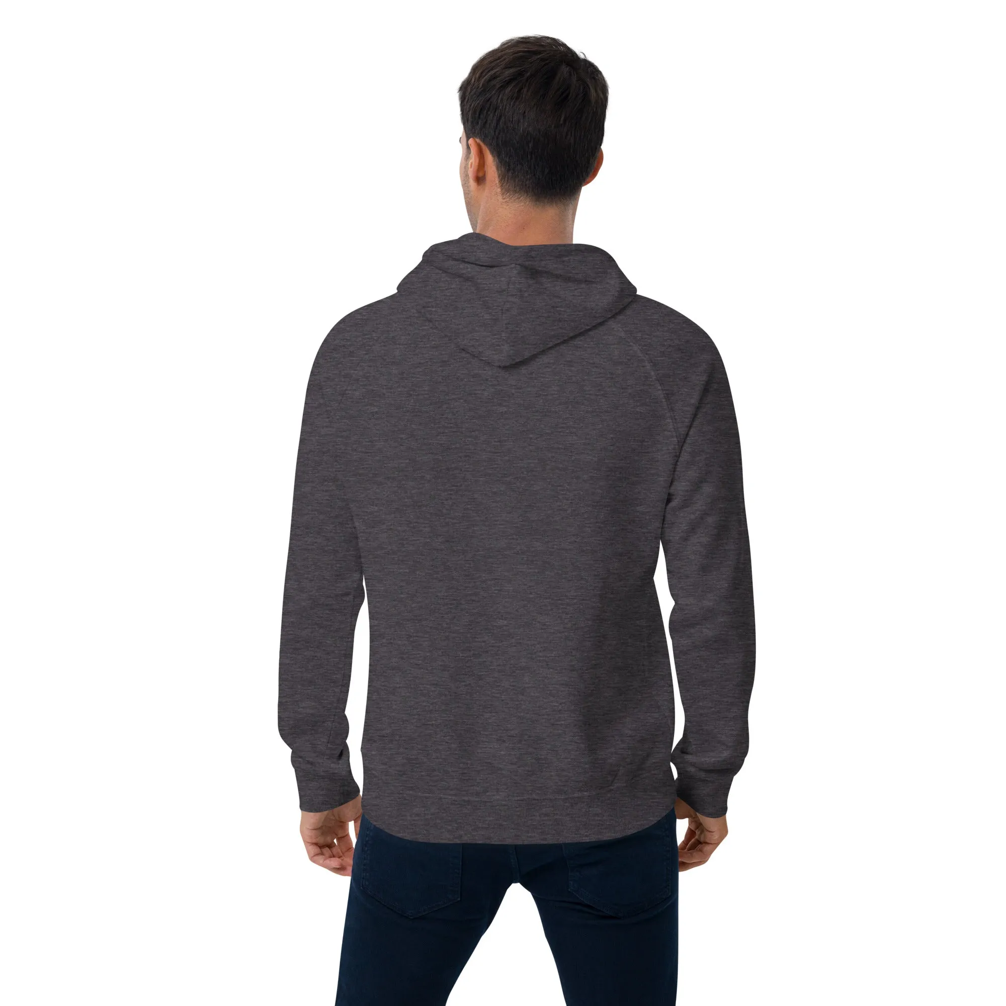 Stay Grateful Graphic Men Eco Raglan Hoodie