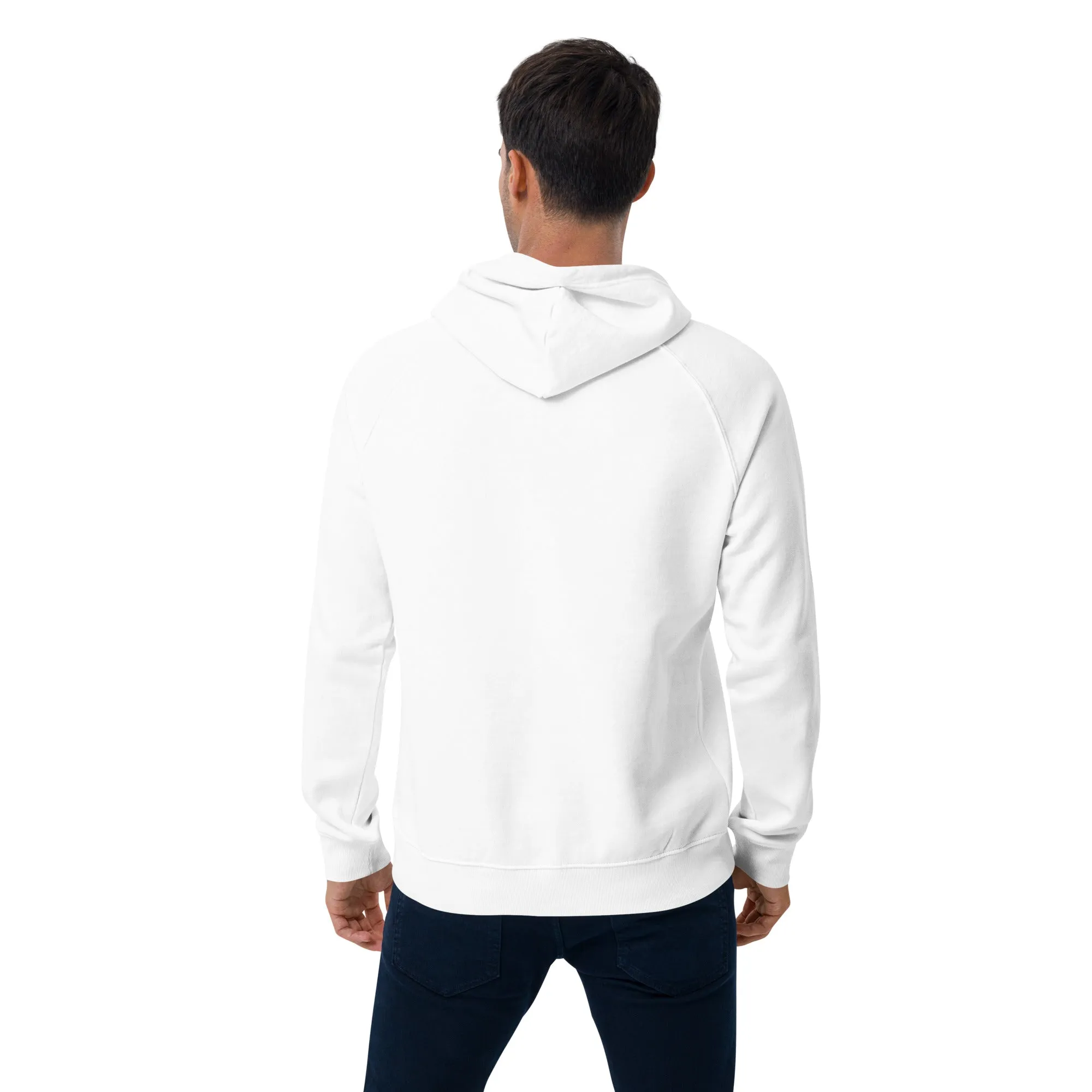 Stay Grateful Graphic Men Eco Raglan Hoodie