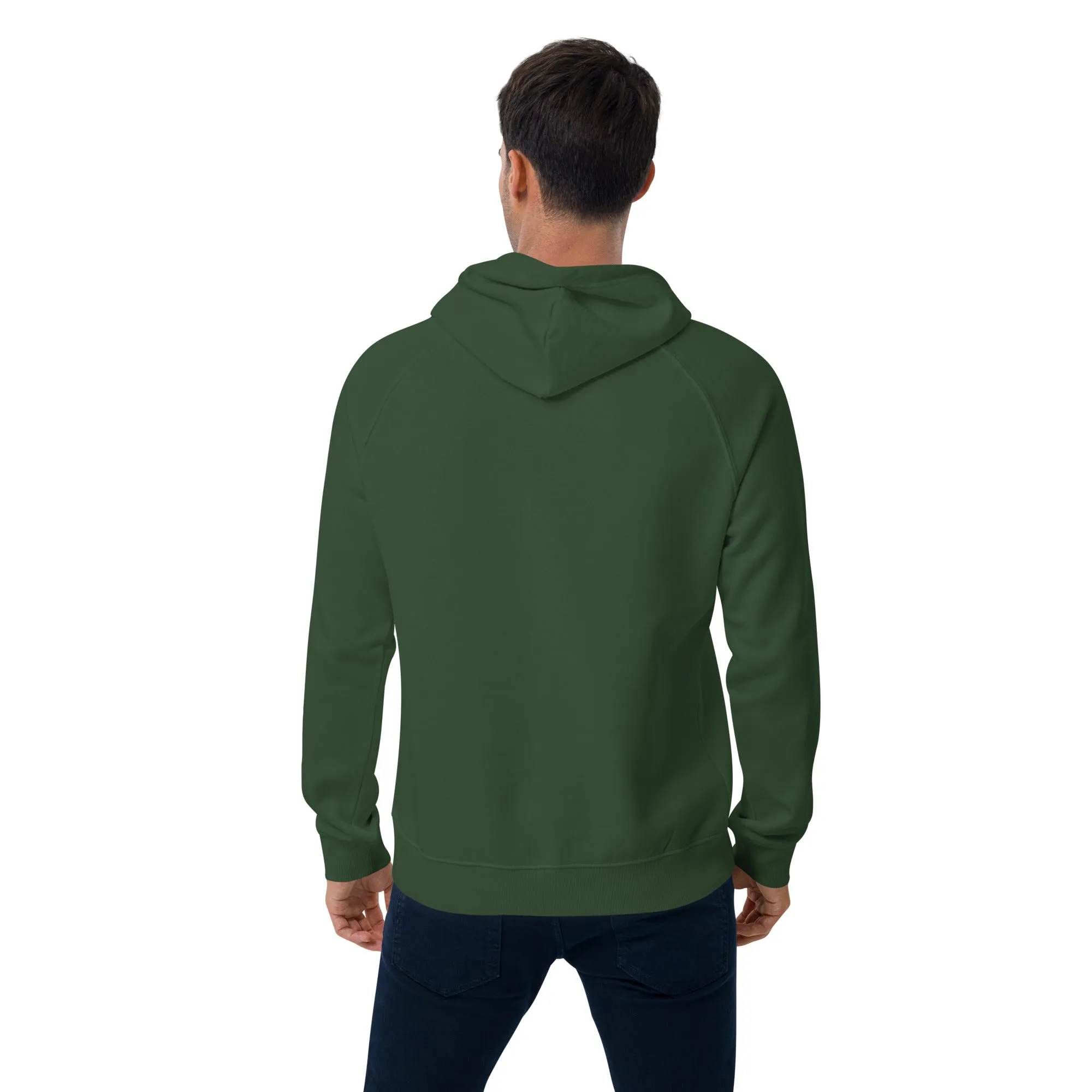 Stay Grateful Graphic Men Eco Raglan Hoodie