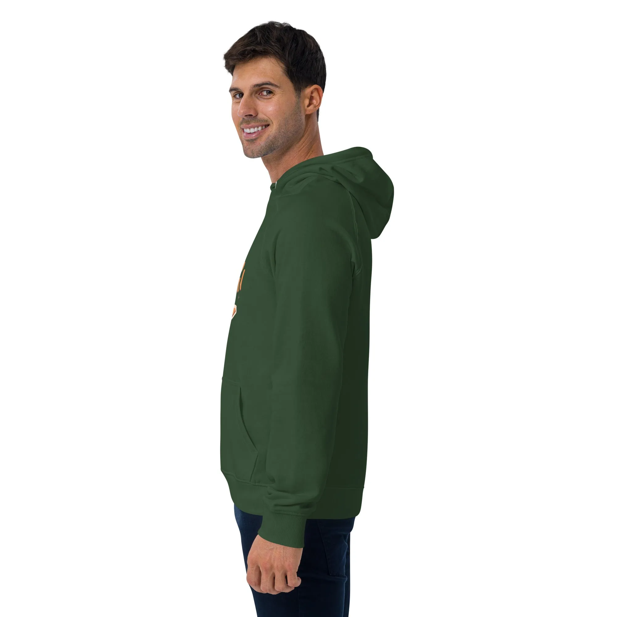 Stay Grateful Graphic Men Eco Raglan Hoodie