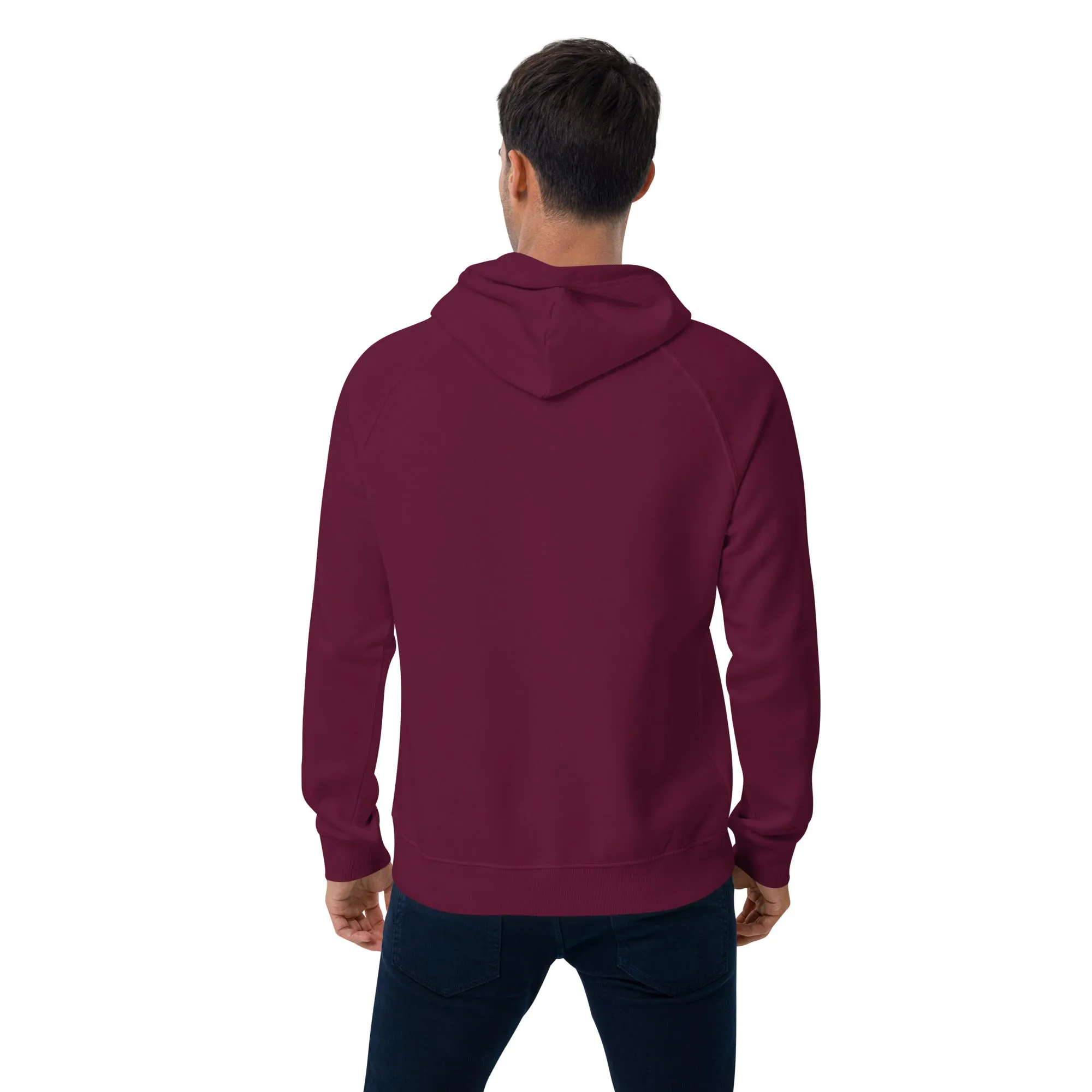 Stay Grateful Graphic Men Eco Raglan Hoodie