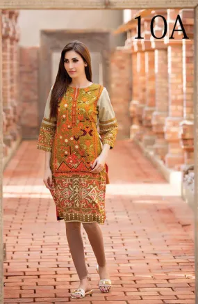 Subhata Embroidered Lawn Tunic Collection - 10A