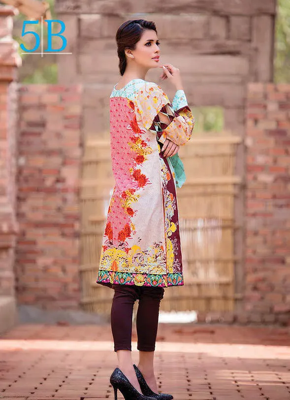 Subhata Embroidered Lawn Tunic Collection - 5B