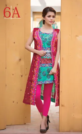 Subhata Embroidered Lawn Tunic Collection - 6A