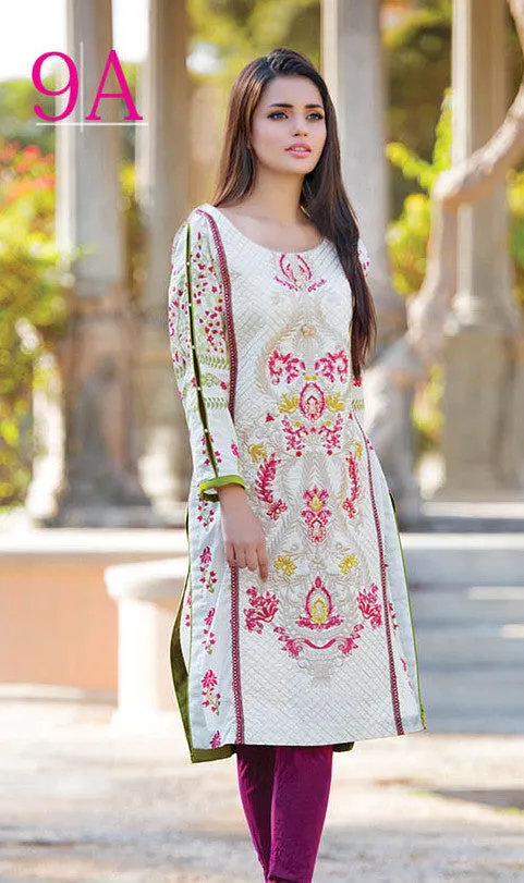 Subhata Embroidered Lawn Tunic Collection - 9A