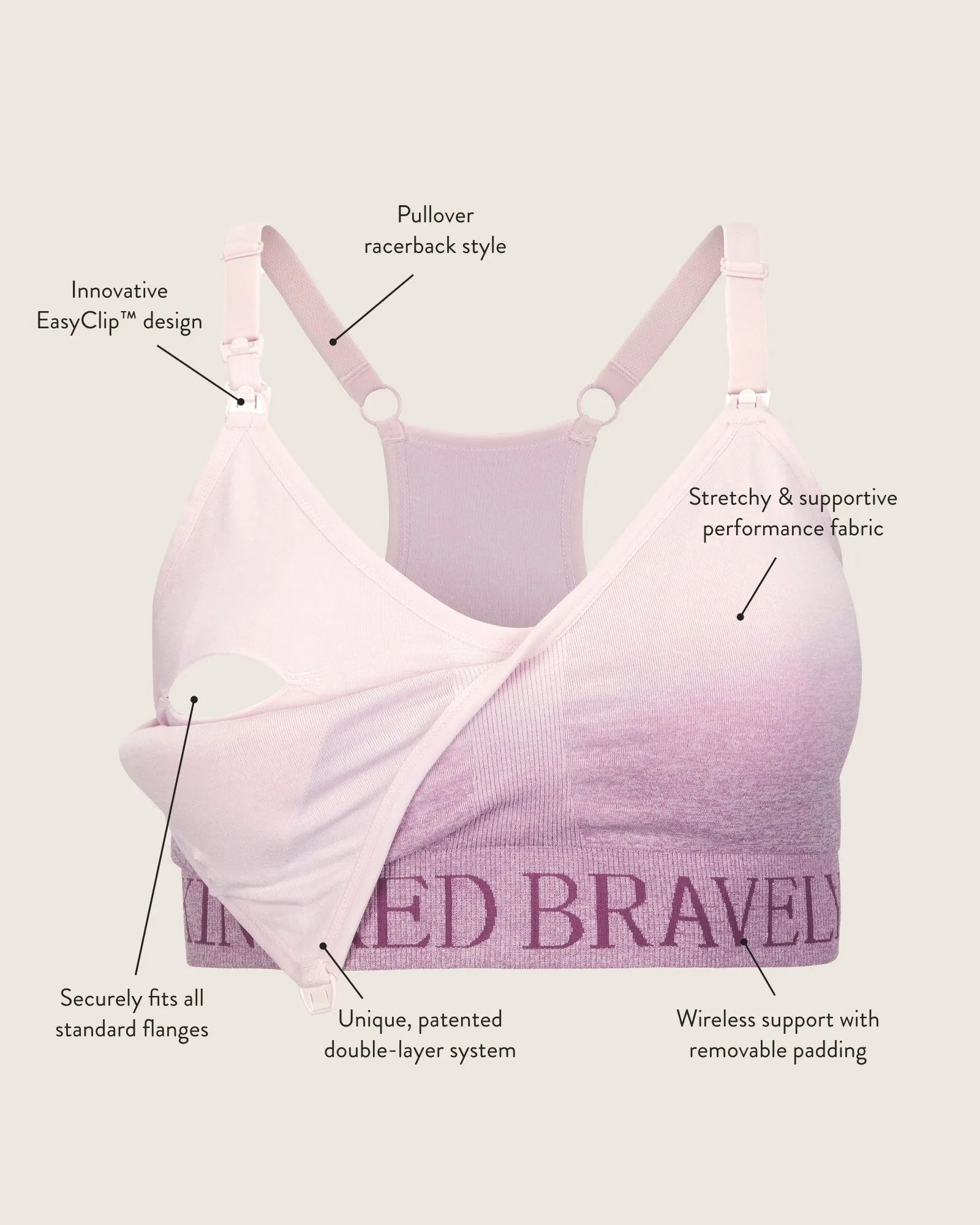 Sublime® Pumping & Nursing Bra Two-Pack