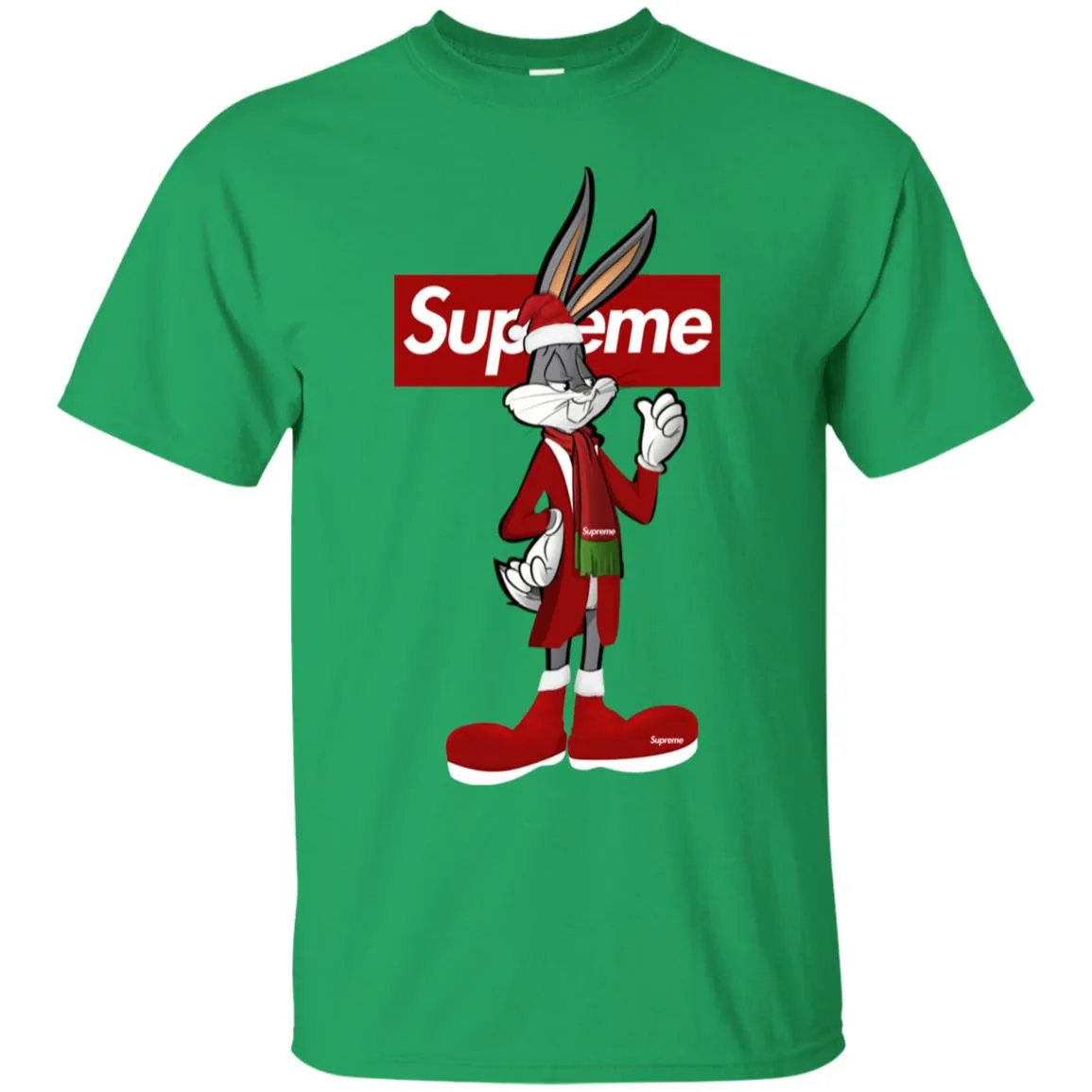 Supreme Rabbit Party T-shirt Men Cotton T-Shirt