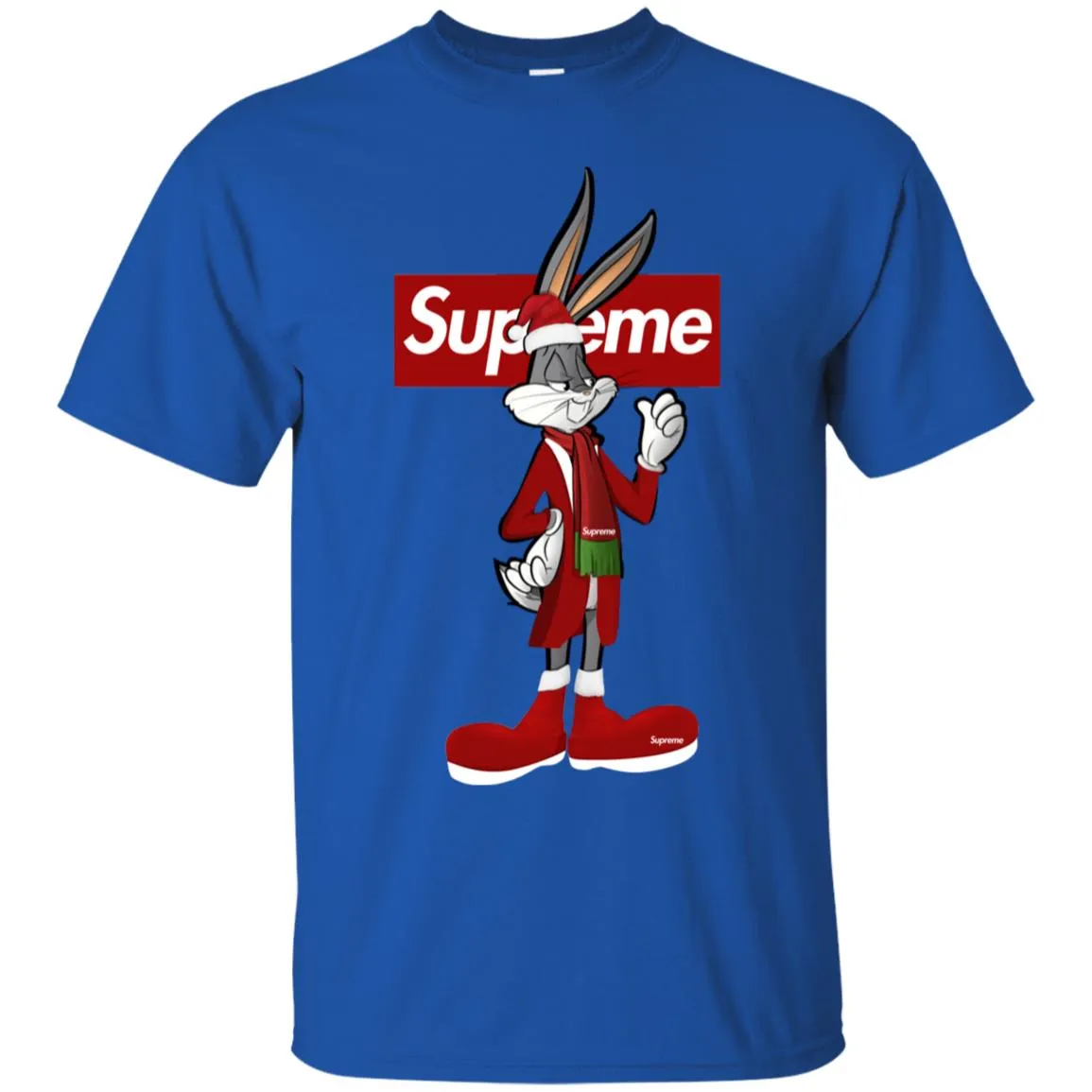 Supreme Rabbit Party T-shirt Men Cotton T-Shirt