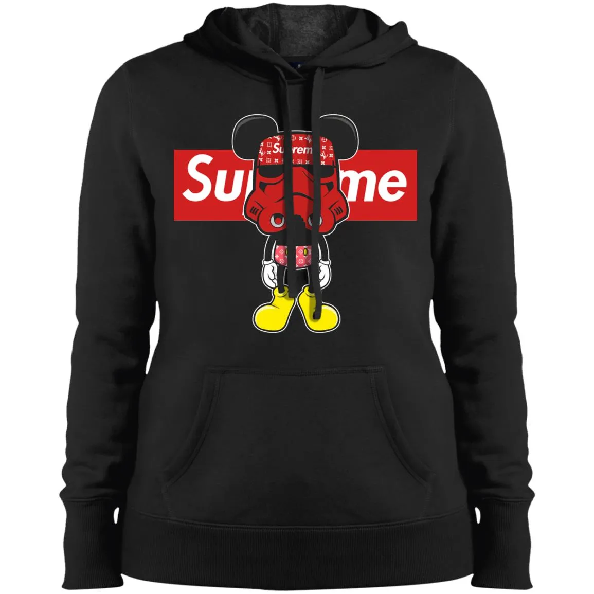 Supreme Robot Mickey Hot T-shirt Women Hooded Sweatshirt