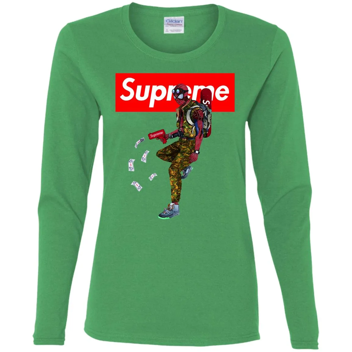 Supreme Spider Man Best T-shirt Women Long Sleeve Shirt