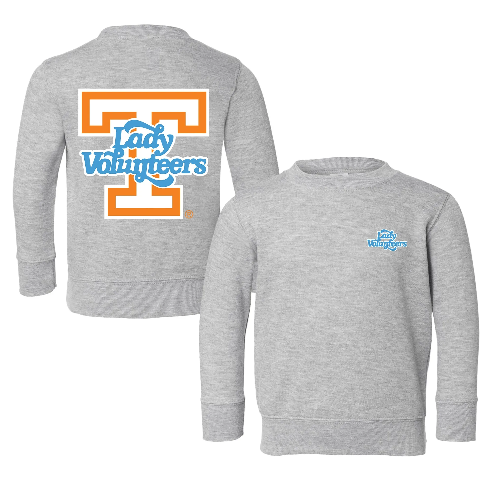 Tennessee Volunteers Lady Vols Logo Toddler Crewneck Sweatshirt