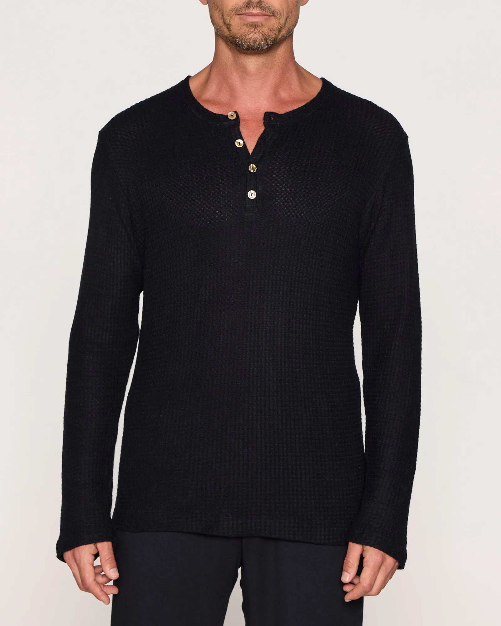 The Men's Waffle Henley