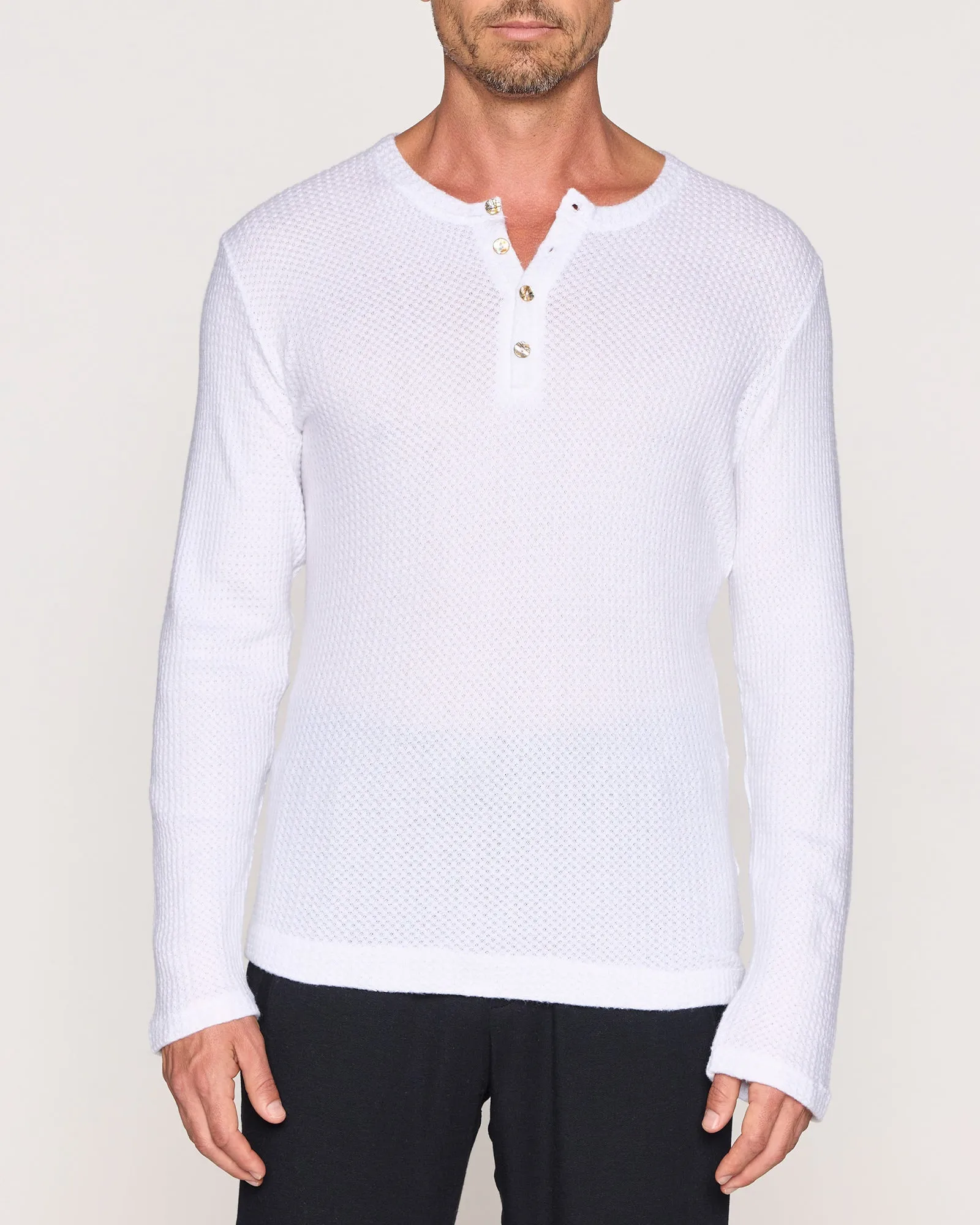 The Men's Waffle Henley