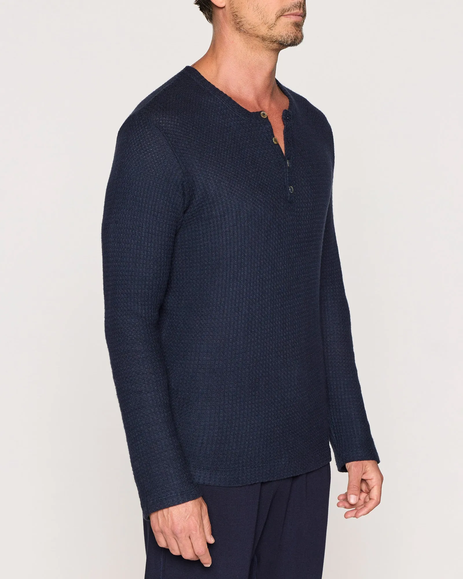 The Men's Waffle Henley