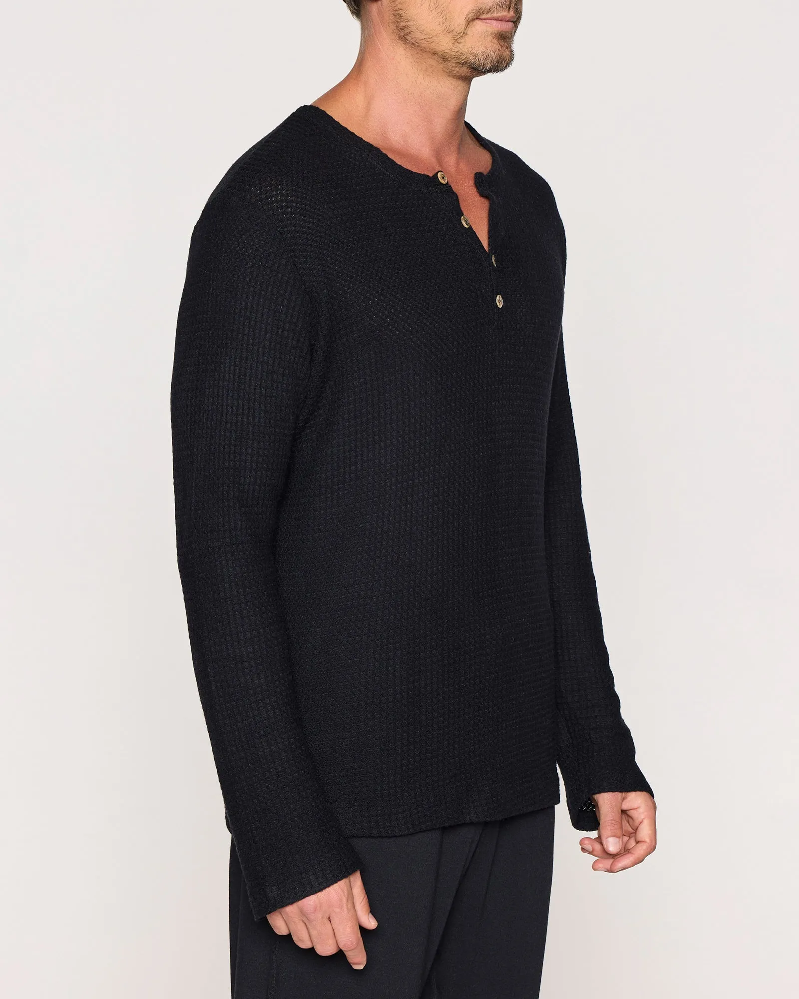 The Men's Waffle Henley