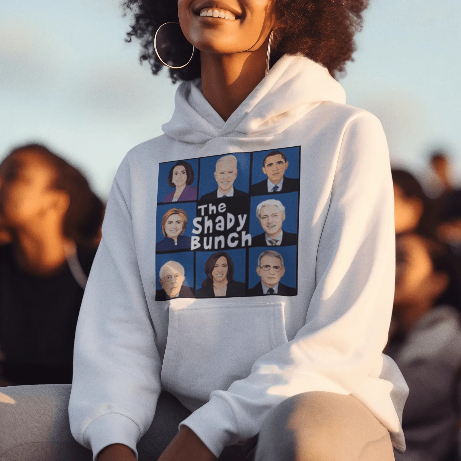 The Shady Bunch Hoodie Ultra Soft Midweight Unisex Pullover Sweatshirt