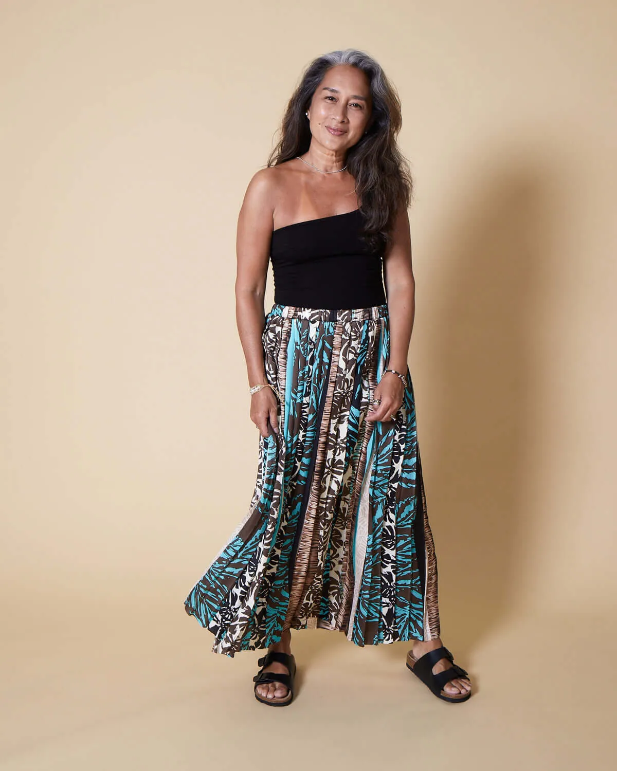 Tiki Pleat Madison Skirt