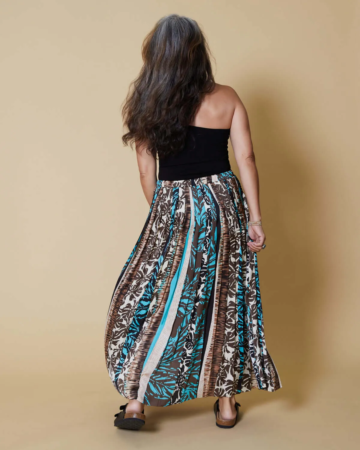 Tiki Pleat Madison Skirt