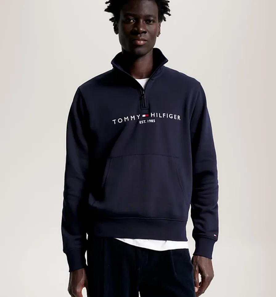 Tommy Hilfiger Essential Logo Zip Sweatshirt