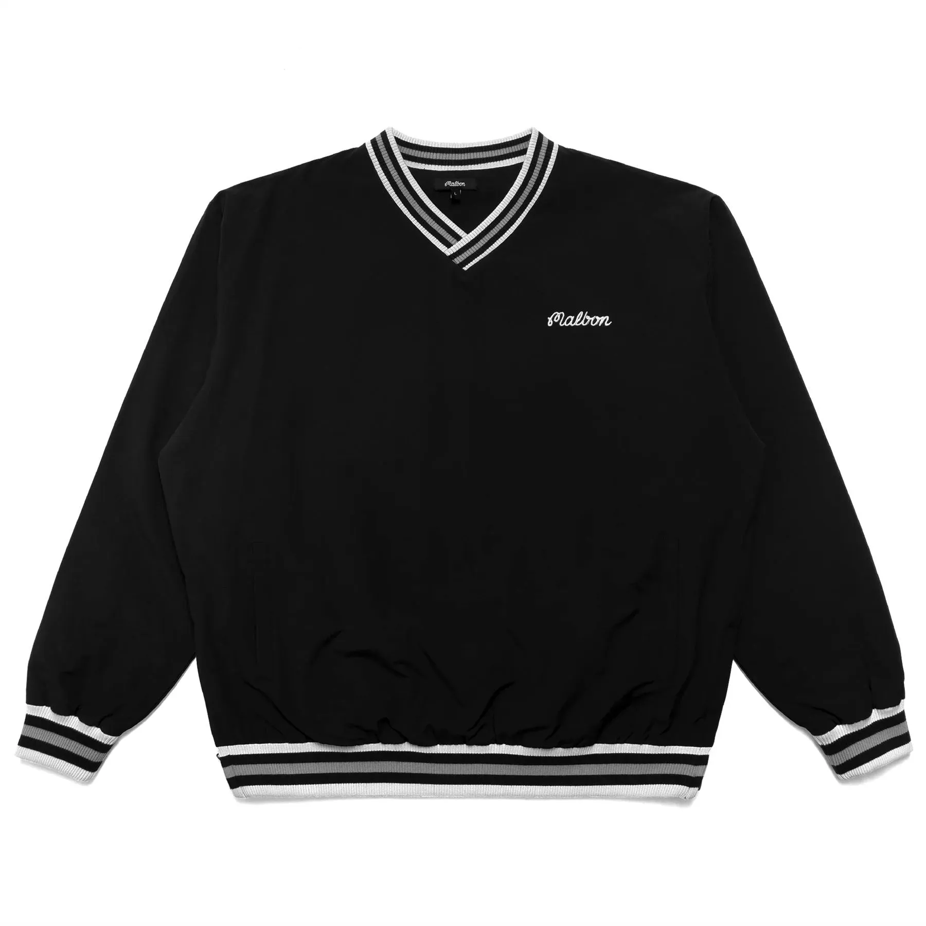 Varsity Nylon Pullover Black - AW22