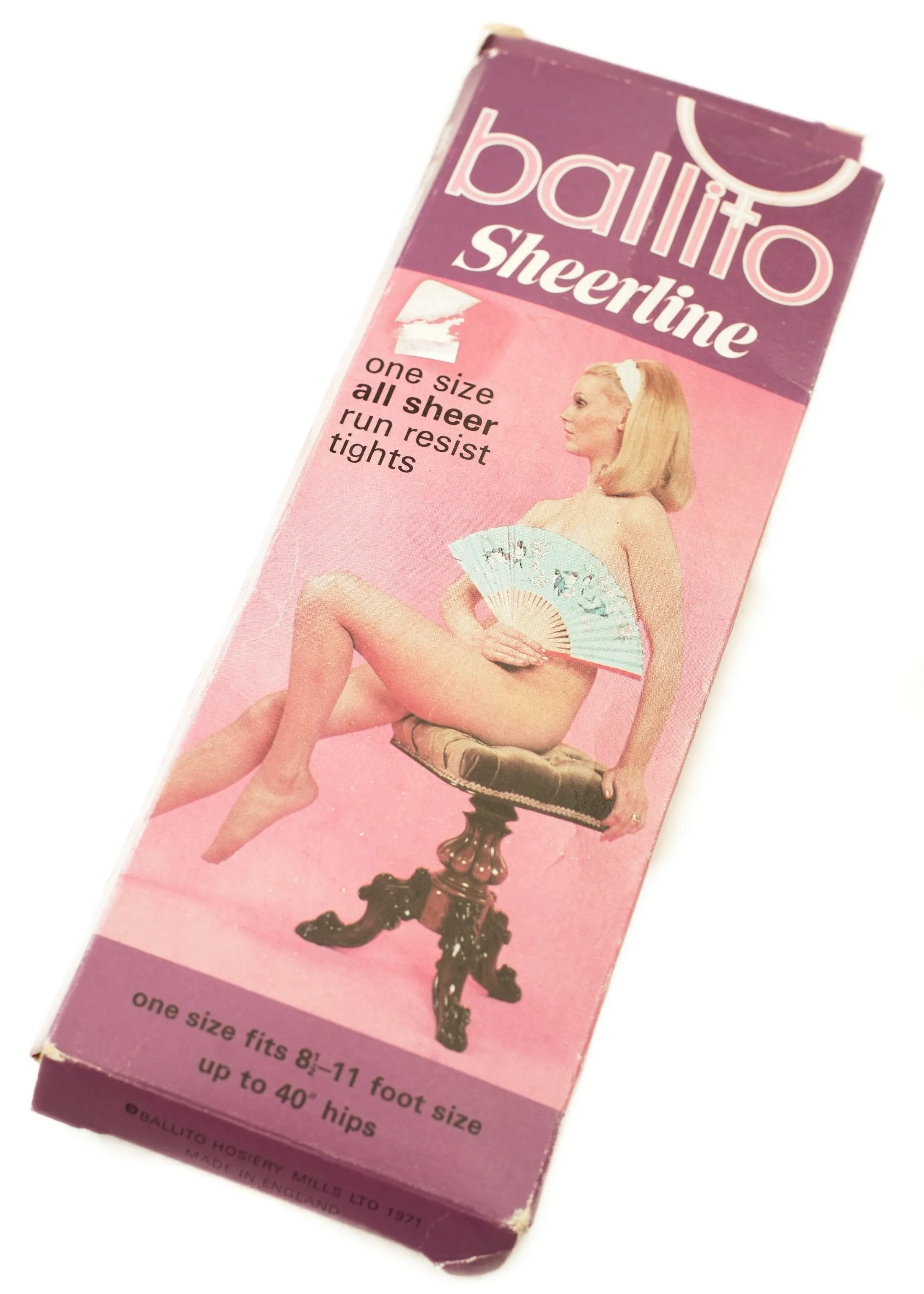 Vintage 60s Ballito Sheerline Tights •  Unworn