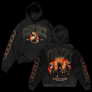 Violent Nature Black Pullover