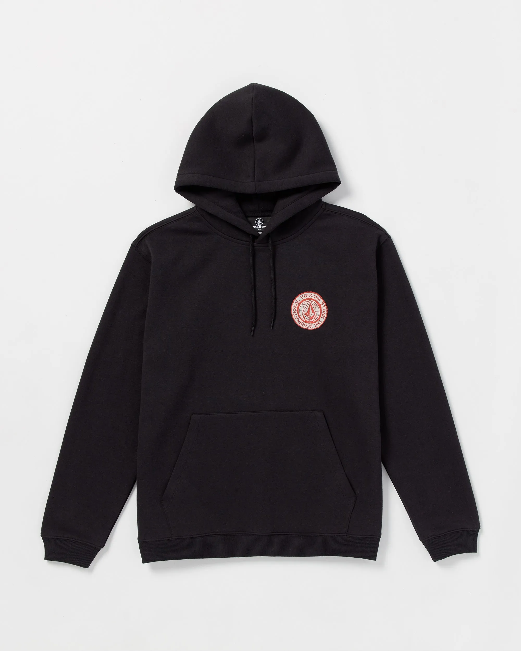 VoLong Sleeve Teeoned Pullover Hoodie - Black