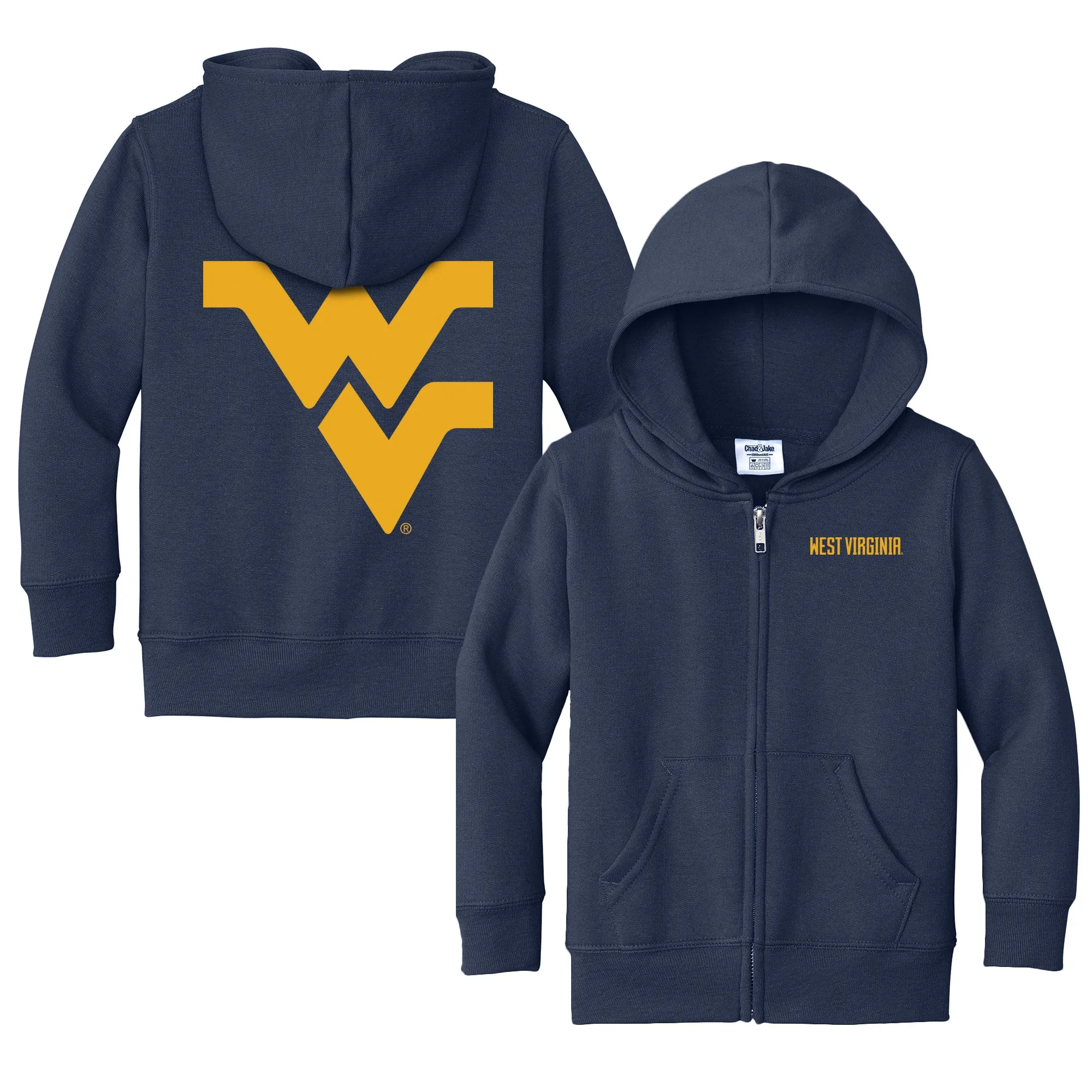 West Virginia Mountaineers Logo Toddler Full-Zip Sweatshirt