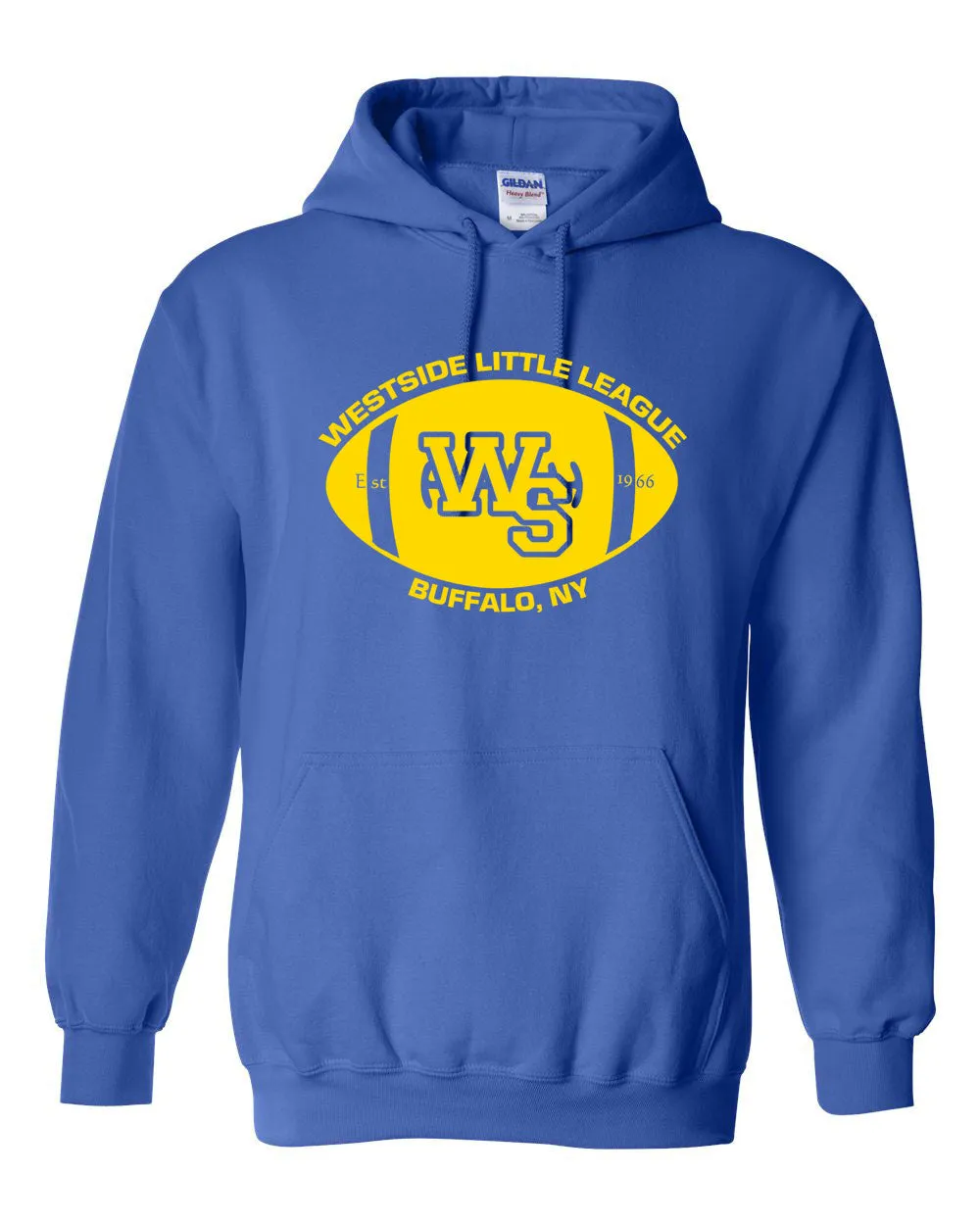 Westside Pullover Hooded Sweatshirt - Football Logo