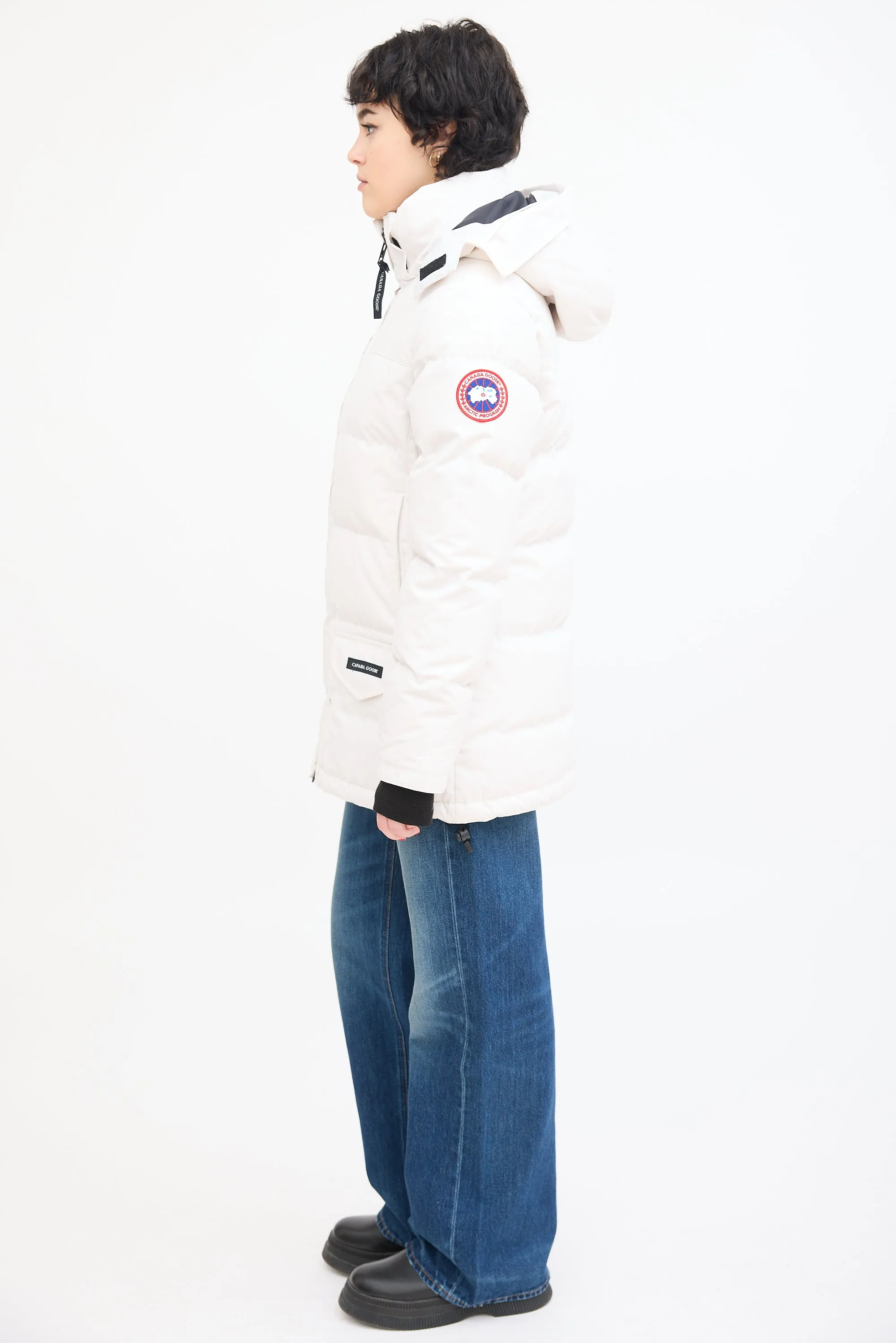 White Solaris Down Parka