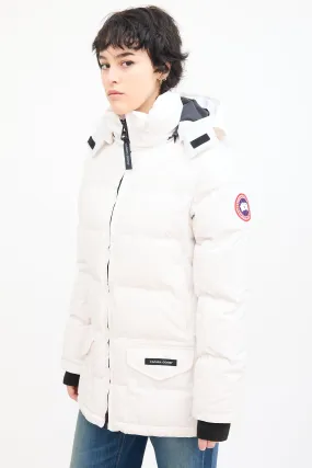 White Solaris Down Parka