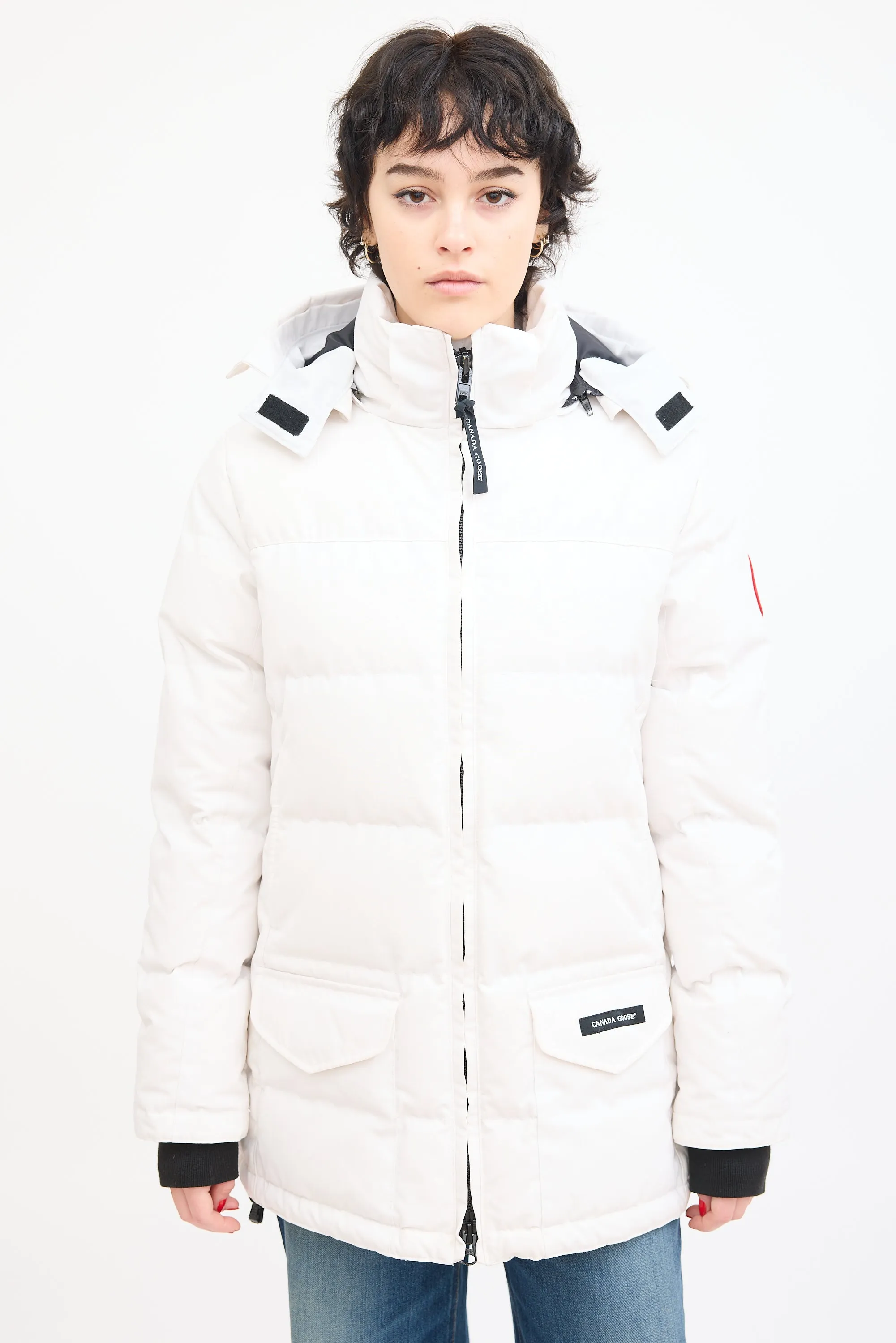 White Solaris Down Parka