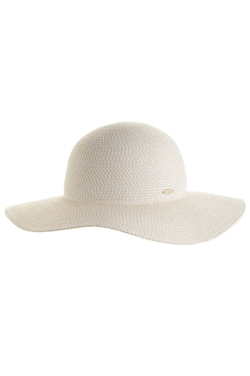 Women's Blake Elegant Floppy Sun Hat  |  Ivory