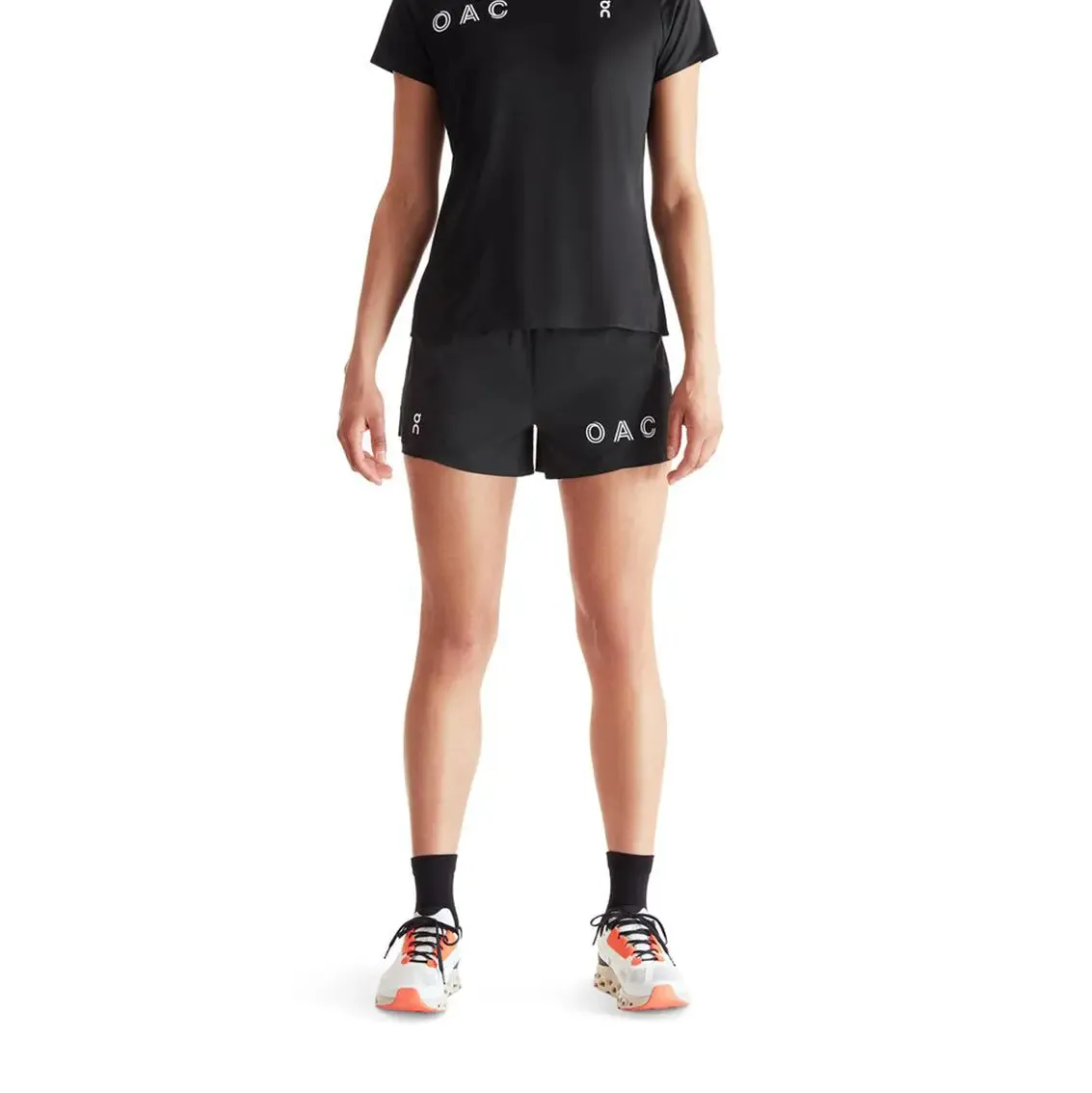 Womens On Running OAC Running Shorts - Black