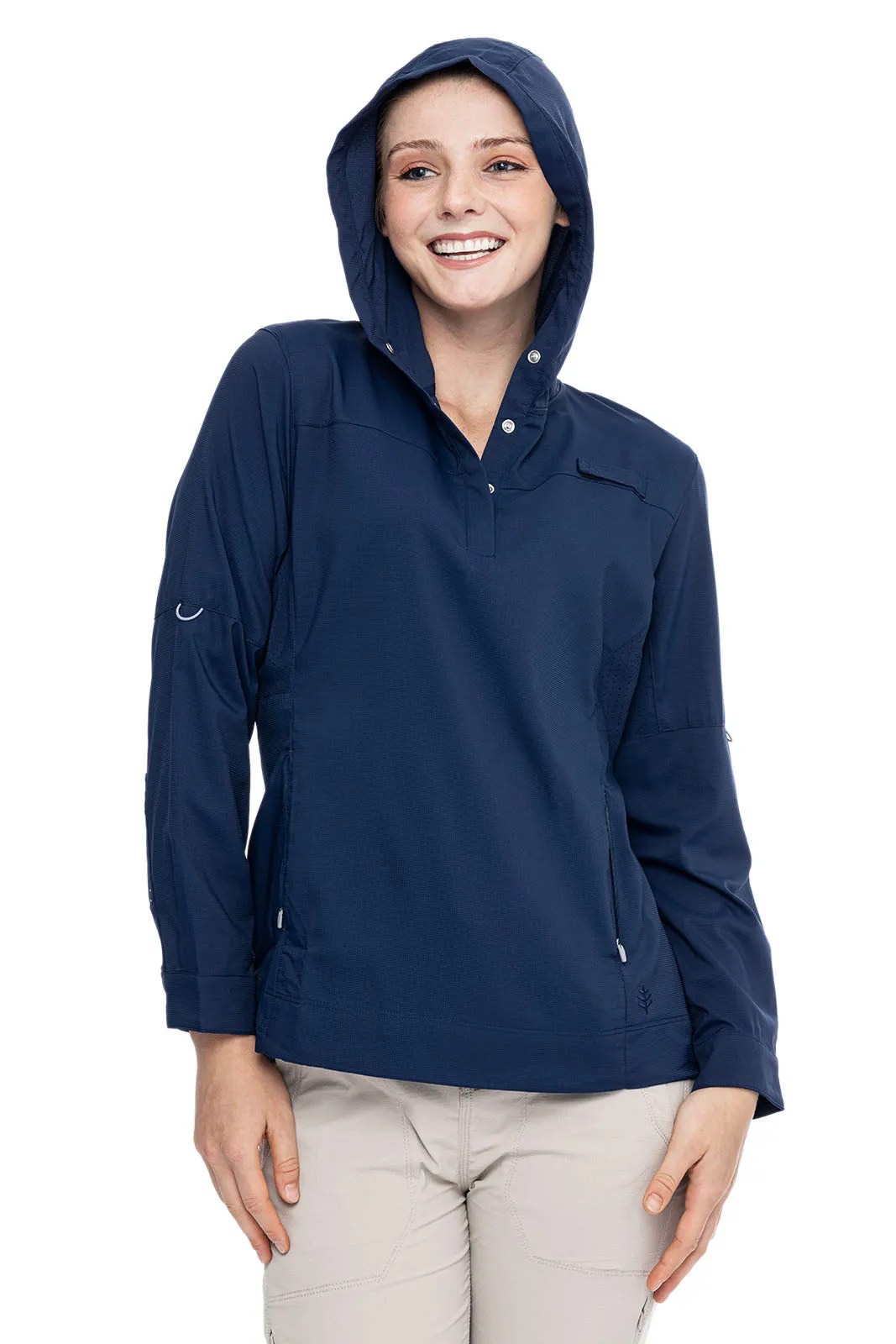 Women's Sea Spray Henley  |  Navy