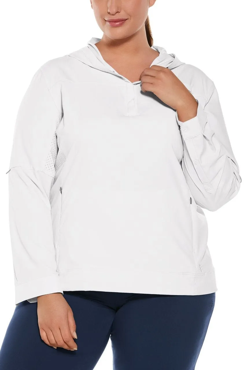 Women's Sea Spray Henley  |  White