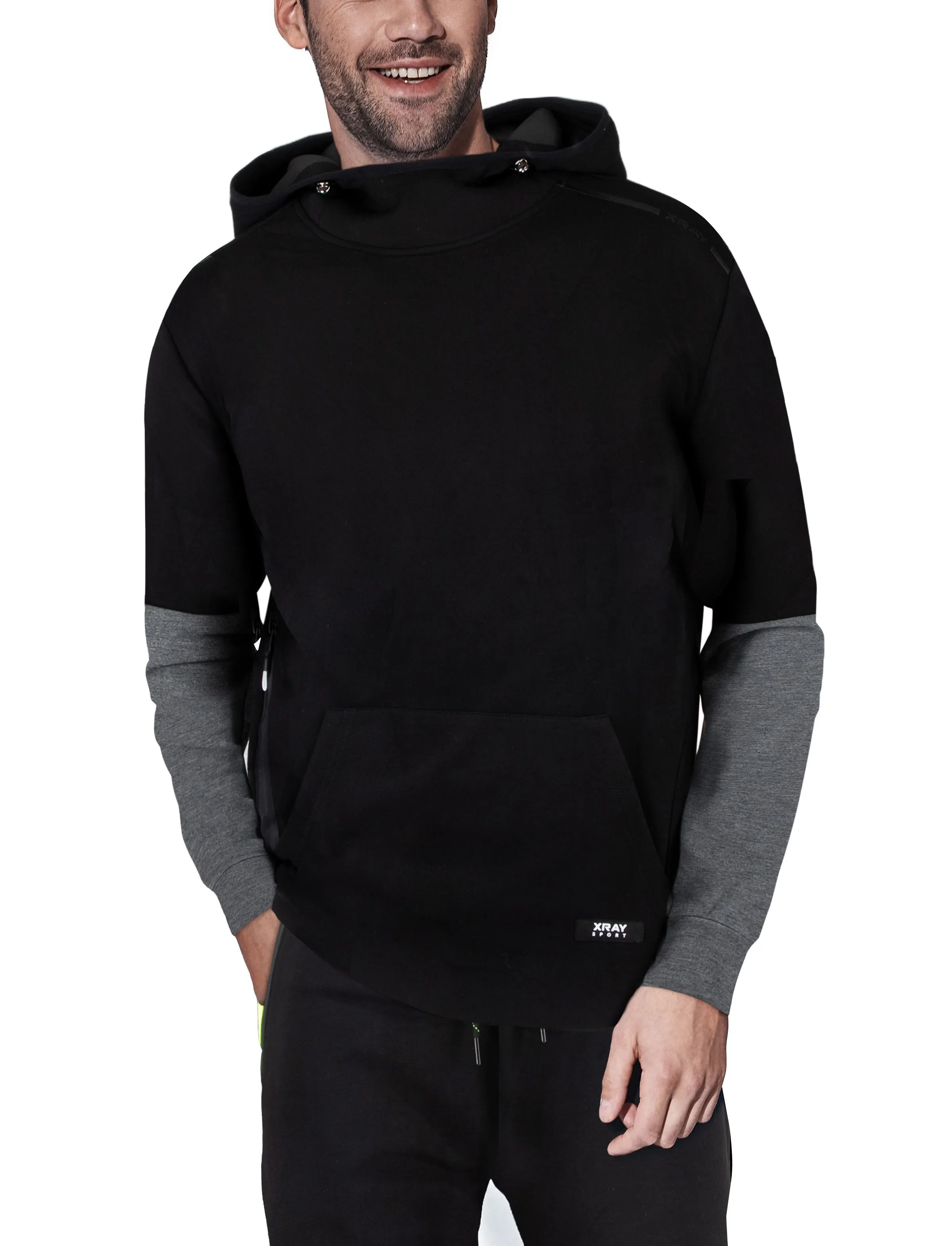 X RAY Fleece Active Pullover Sports Hoodie