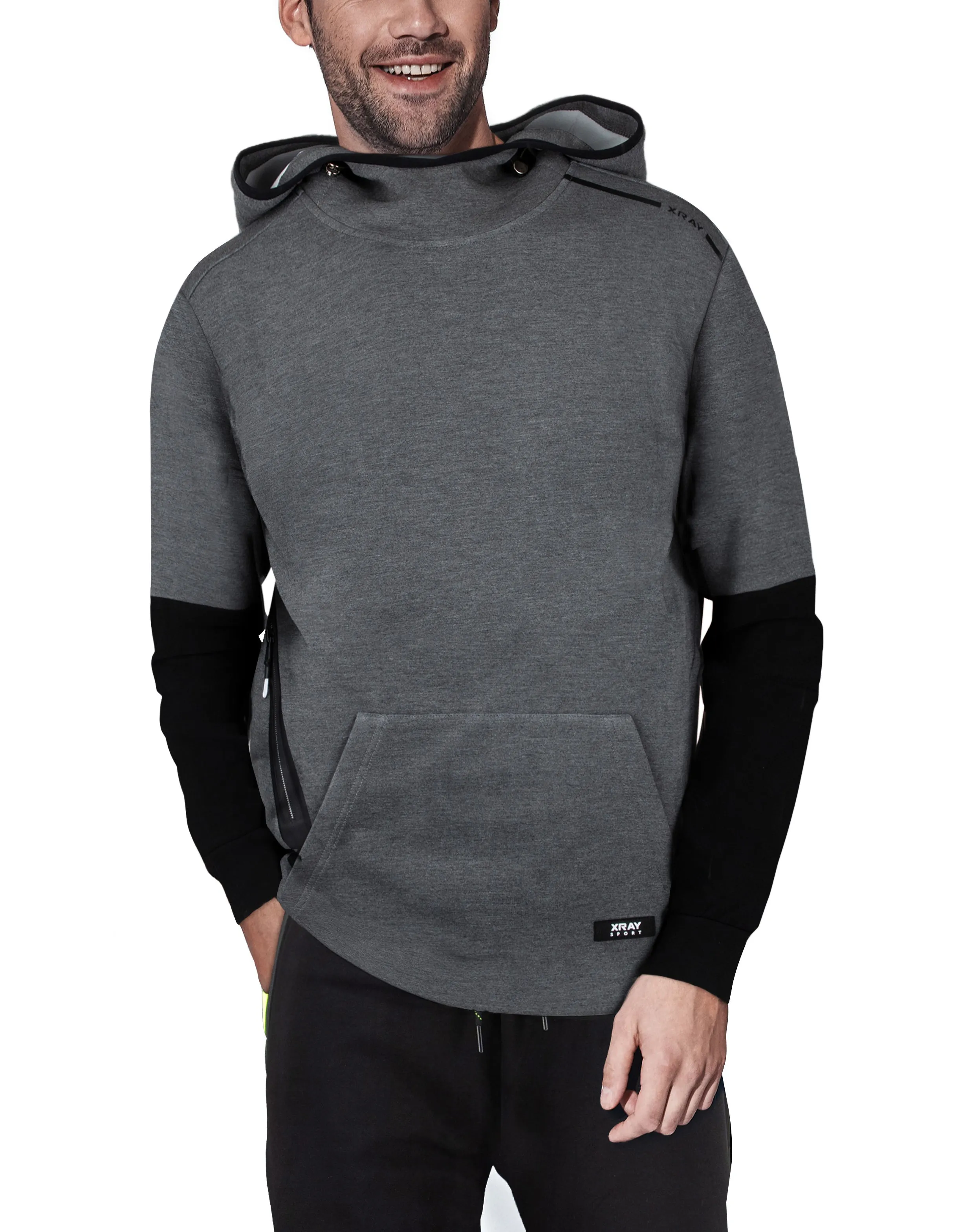 X RAY Fleece Active Pullover Sports Hoodie