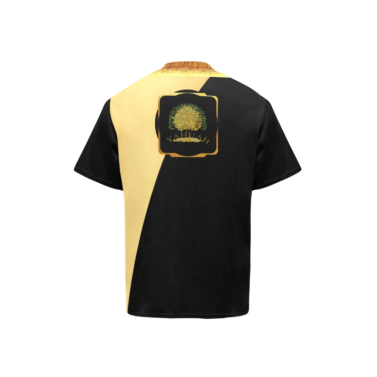 Yahuah-Tree of Life 03-01 Men's Designer Henley T-Shirt