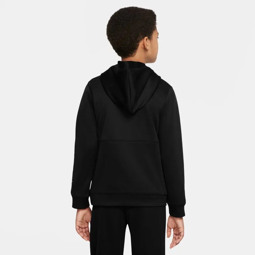 Youth Nike F.C. Pullover Hoodie [Black]